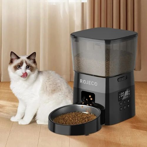 distributeur automatique croquettes chat intelligent - Happy minet