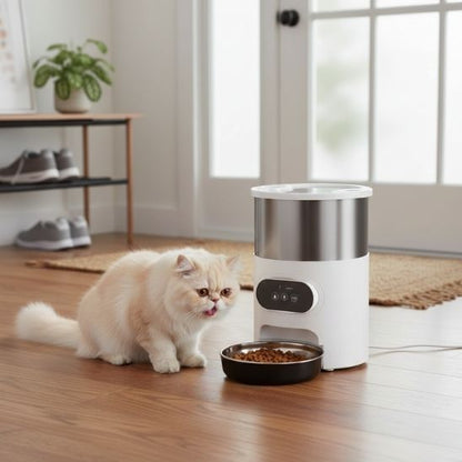 distributeur croquettes chat automatique programmable