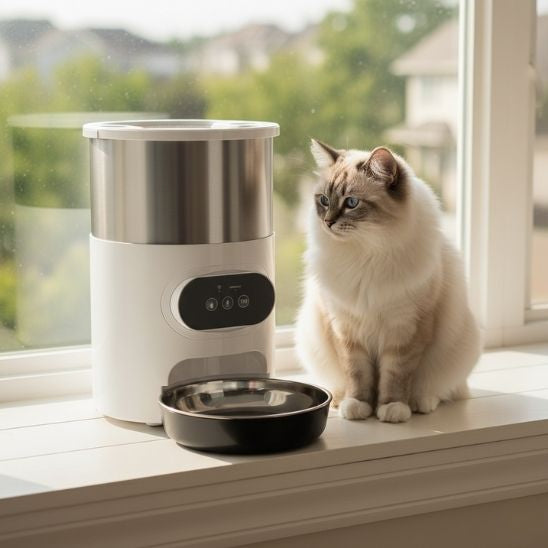 distributeur croquettes chat automatique ration idéale