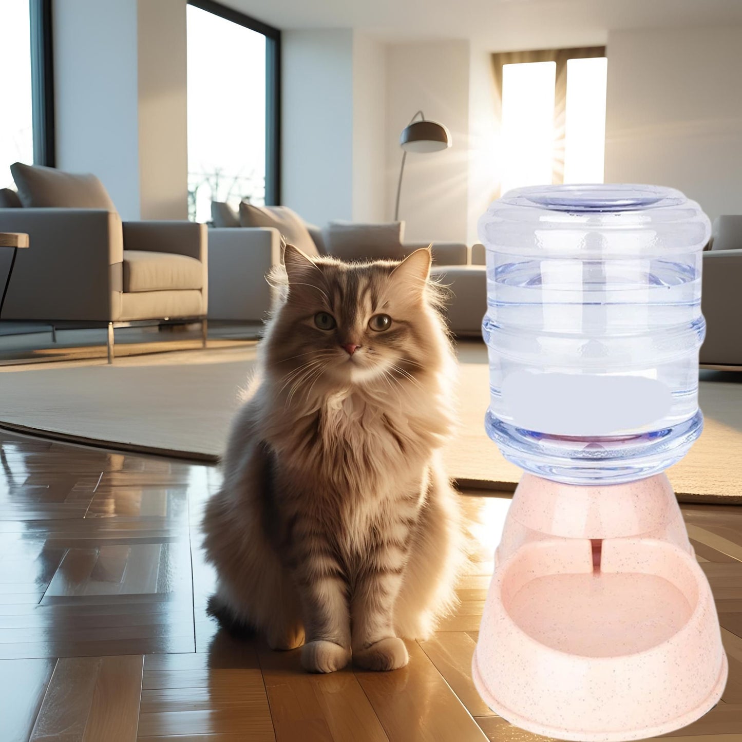 distributeur-croquettes-pour-chat-eau-rose