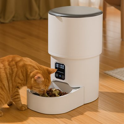 Distributeur de croquettes automatique chat élégant
