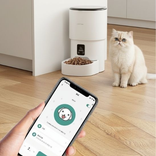 Distributeur de croquettes automatique chat wifi