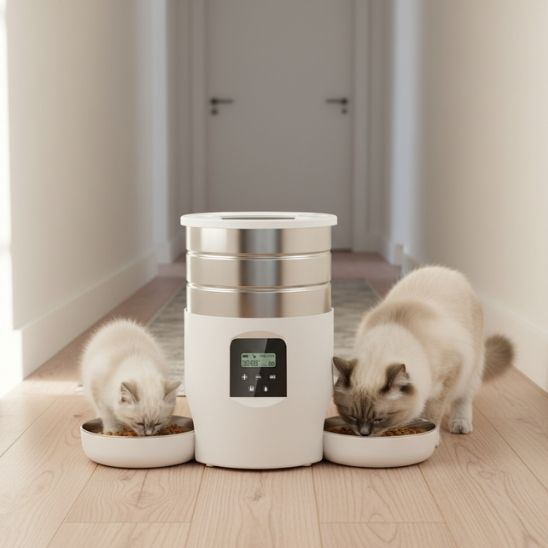 distributeur de croquettes automatique pour chat multi chats