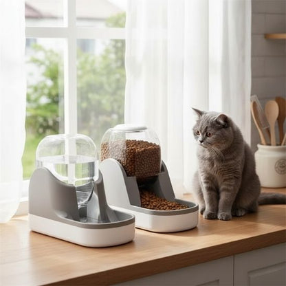 distributeur-nourriture-chat-gris-unique