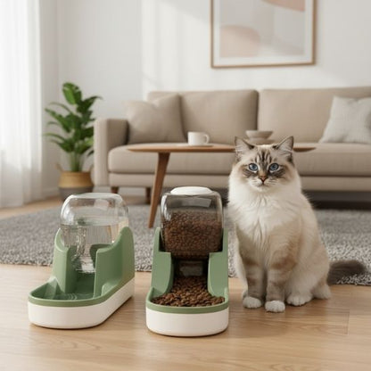 distributeur-nourriture-chat-vert-design