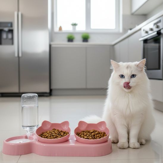 double-gamelle-chat-trio-rose