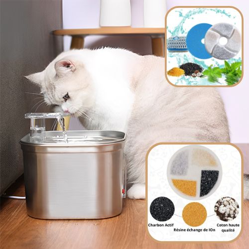 filtre fontaine chat | O'PURE - Happy minet