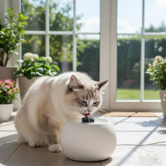 fontaine-a-eau-ceramique-chat-oasis-blanc