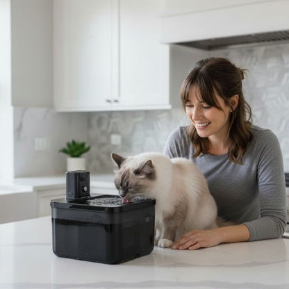 fontaine-a-eau-chat-aquamobile-noire