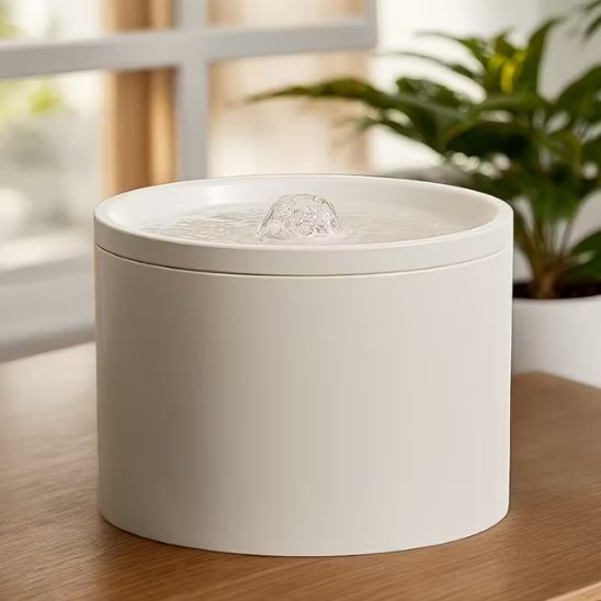 fontaine-a-eau-chat-ceramique-blanc