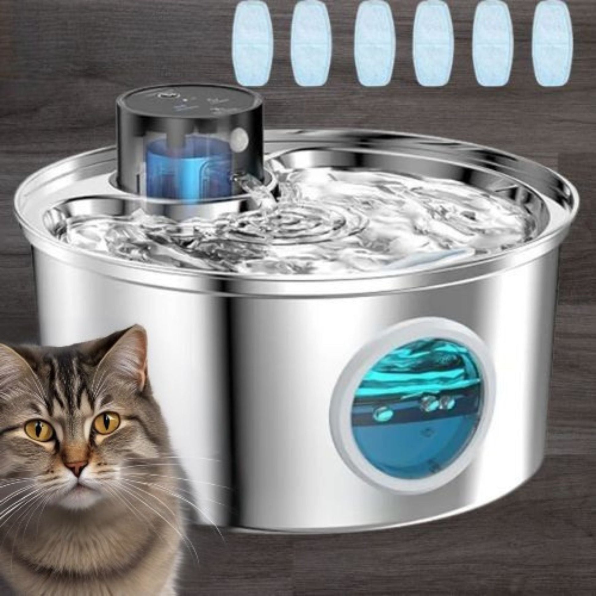 fontaine a eau chat | CORDLESS FONTAINE - Happy minet