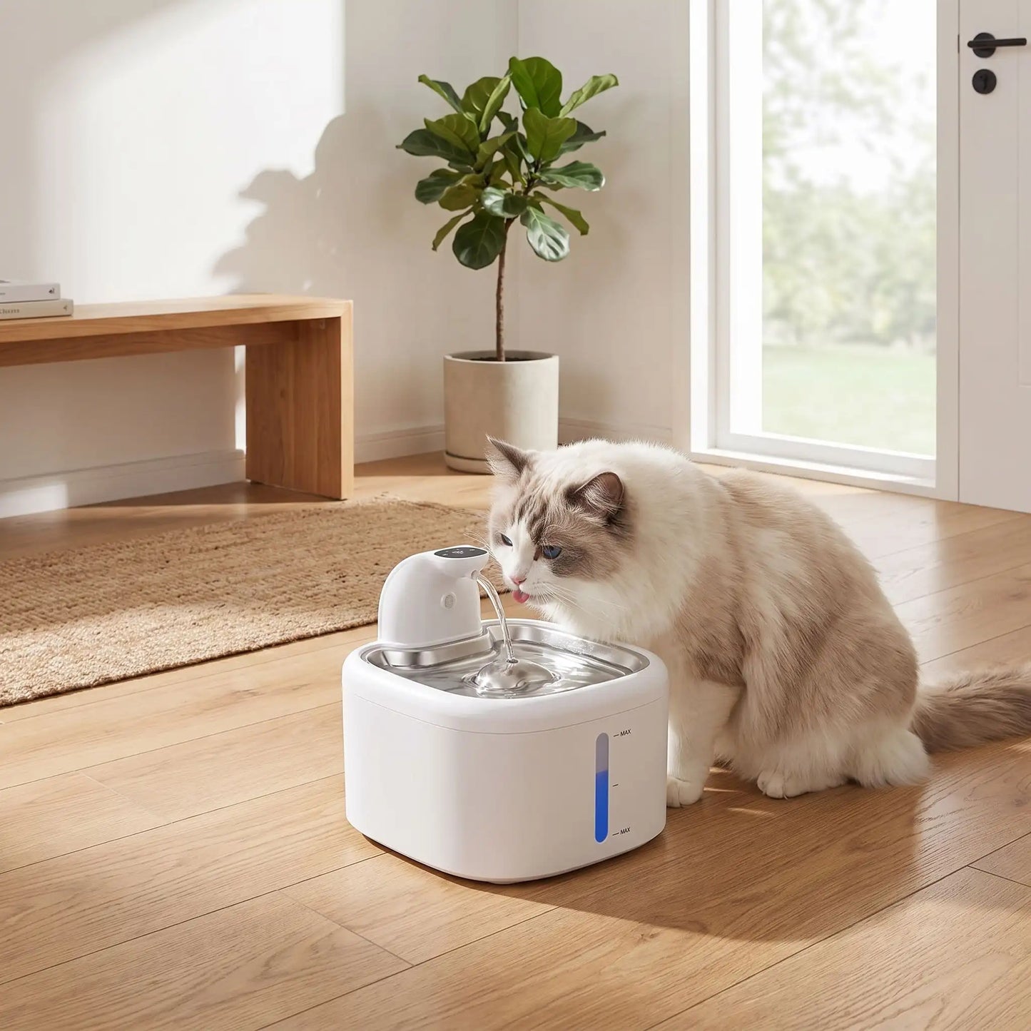 fontaine a eau chat sans fil pure