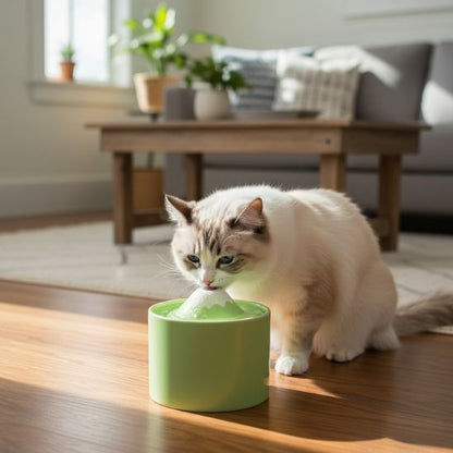 fontaine a eau pour chat ceramique esthétique