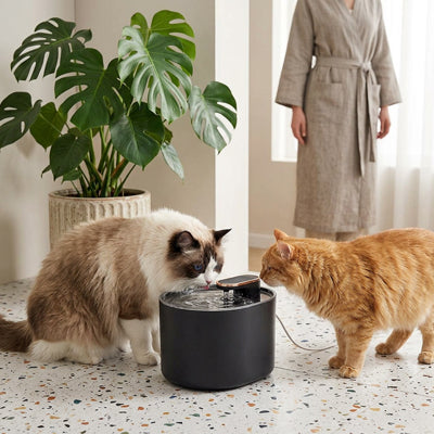 fontaine a eau pour chat durable