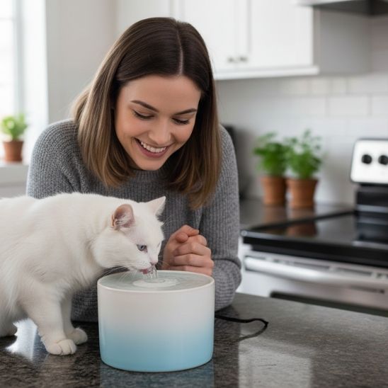 fontaine-ceramique-chat-elixir-bleu