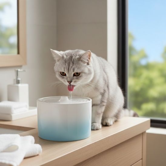 fontaine-ceramique-chat-hydratation-bleu