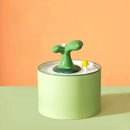 fontaine-chat-céramique-coloris-vert-1l