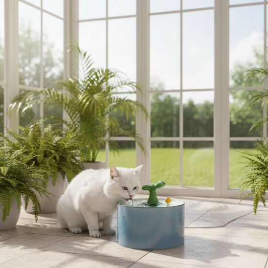 fontaine-chat-céramique-design