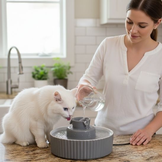 fontaine-chat-ceramique-fraiche