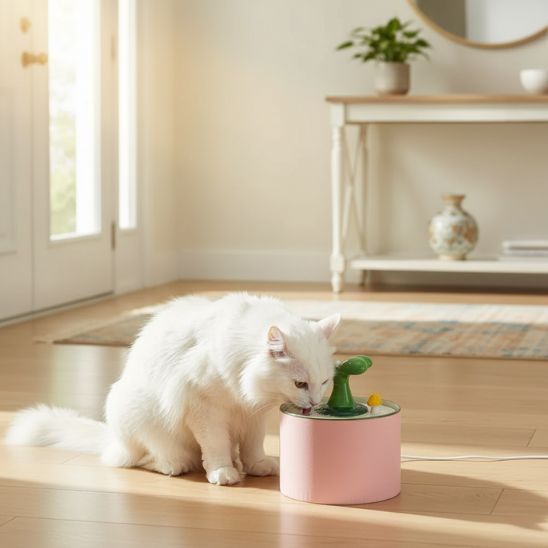 fontaine-chat-céramique-pure