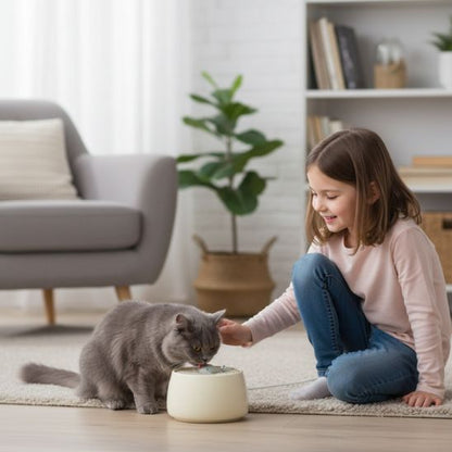 fontaine-eau-chat-ceramique-hydratante