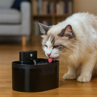 fontaine-pour-chat-ovale