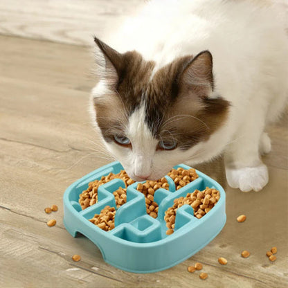 gamelle-anti-glouton-chat-bleue