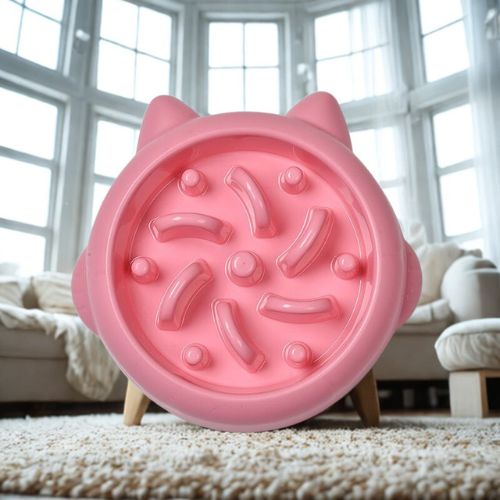 gamelle anti glouton chat oreilles - Happy minet