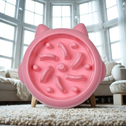 gamelle anti glouton chat oreilles - Happy minet