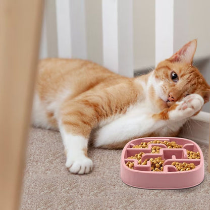 gamelle-anti-glouton-chat-rose