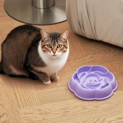 gamelle-anti-glouton-violette-fleur