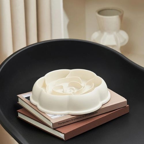 gamelle anti glouton blanche