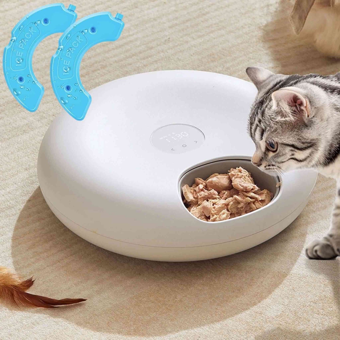 gamelle-automatique-chat-2-blocs-réfrigérants-gourmet