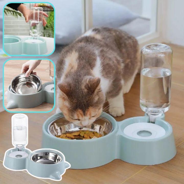 gamelle-chat-amovible et lavable| Distri cool ™ - Happy minet