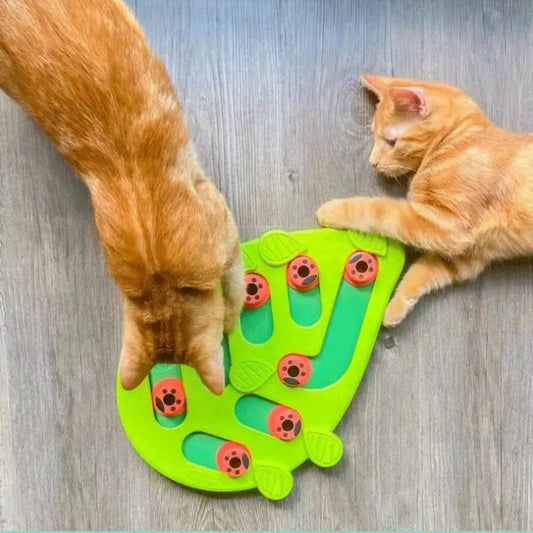 gamelle-chat-anti-glouton-feuille-puzzle