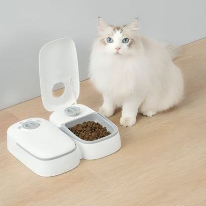 gamelle-chat-automatique-double-gris