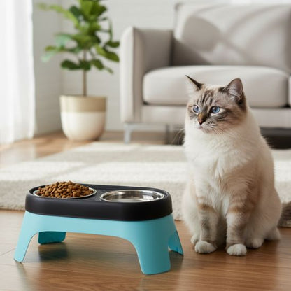 Gamelle Chat surélevée | Minou Mange Haut