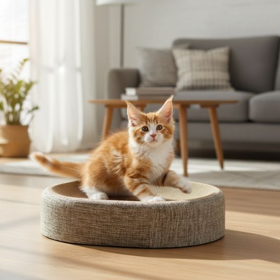 griffoir à chat design ovale