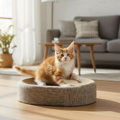 griffoir à chat design ovale