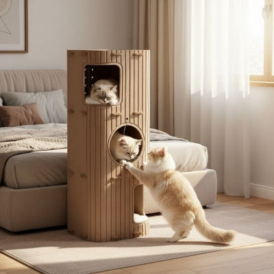 griffoir chat design caramel