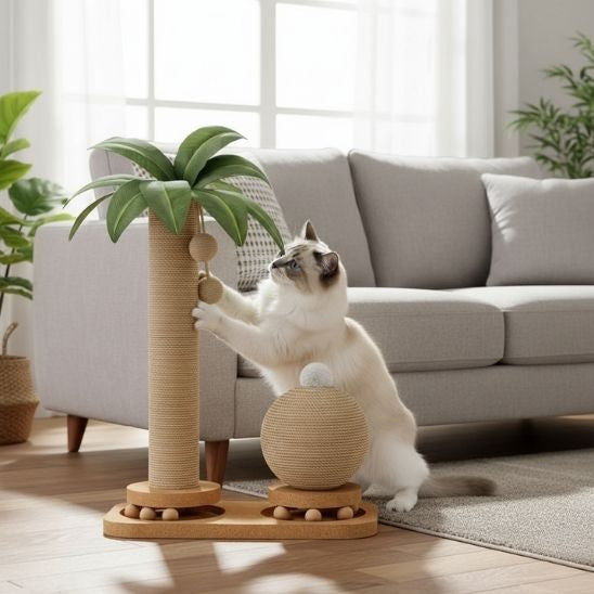 griffoir poteau chat exotique