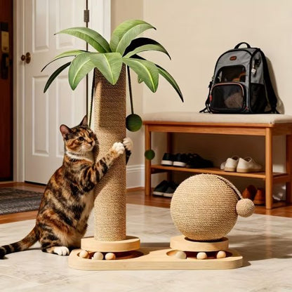 griffoir poteau chat sisal