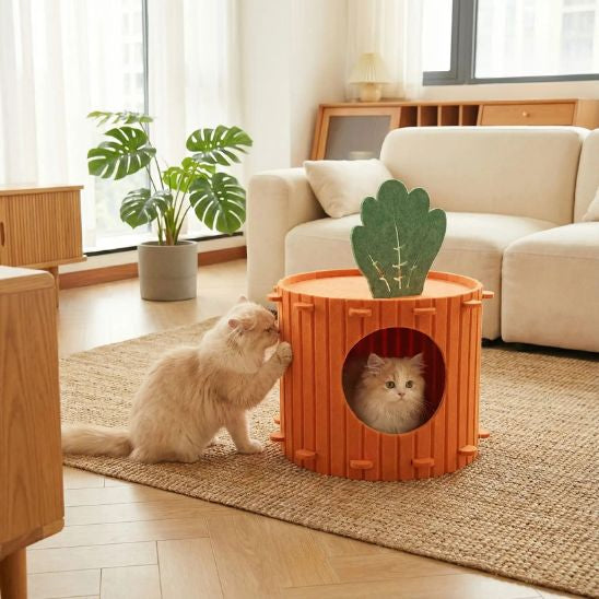 Griffoir pour chat multifonction