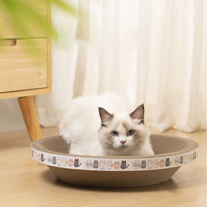 griffoir rond pour chat durable