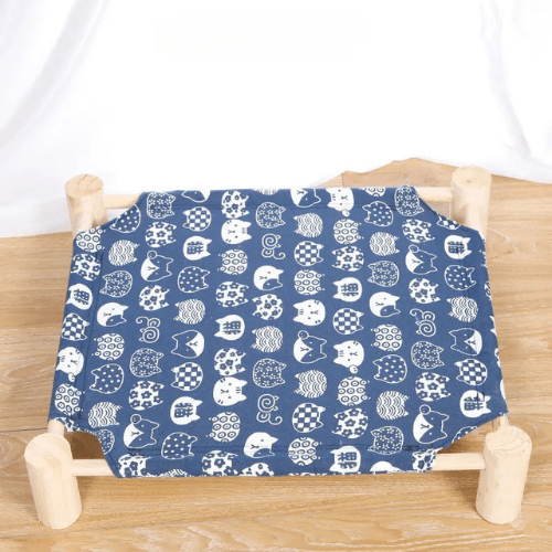 hamac pour chat bois et toile - Happy minet