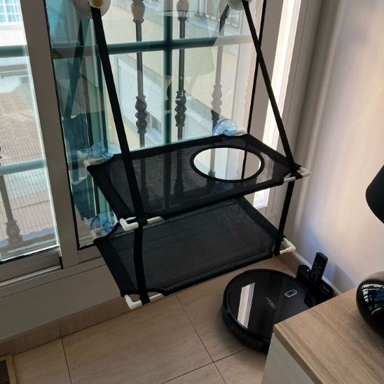 hamac pour chat fenêtre superposé - Happy minet