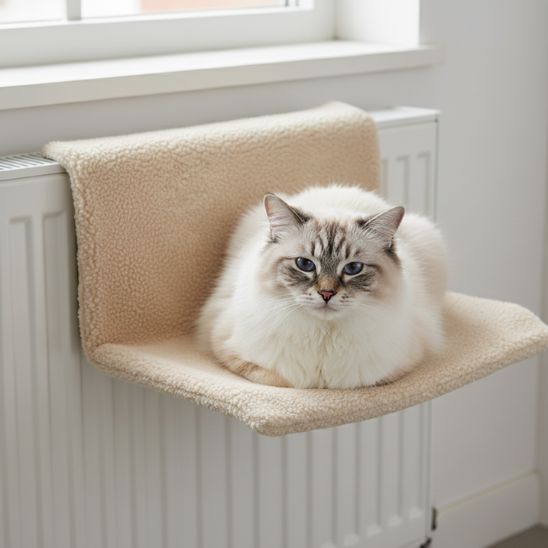 hamac-pour-chat-radiateur-blanc-beige
