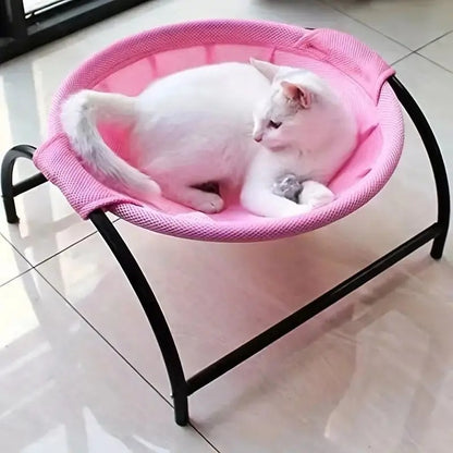 hamac-pour-chat-rose-maille