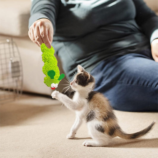 jouet-chat-chenille
