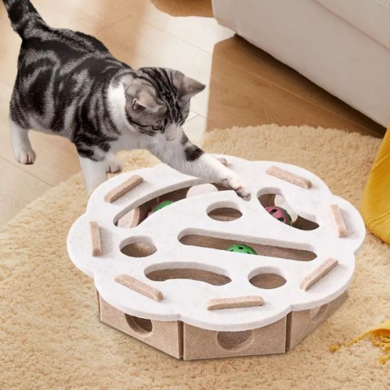 Jouet  chat interactif  | Cache-Cache Furtif